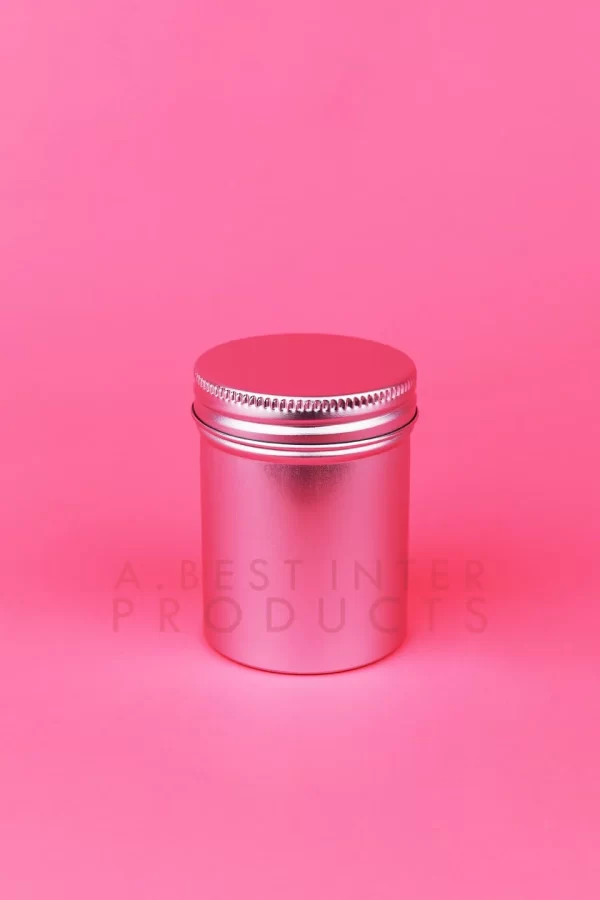 Tall Aluminum Cosmetic Case 90 g