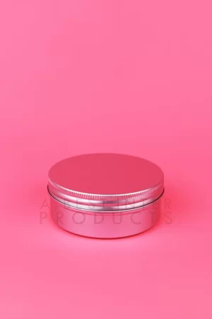 Aluminium Cosmetic Jar 180g with Screw Cap