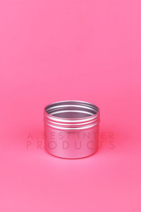 Empty Aluminum Cosmetic Jar 120 g