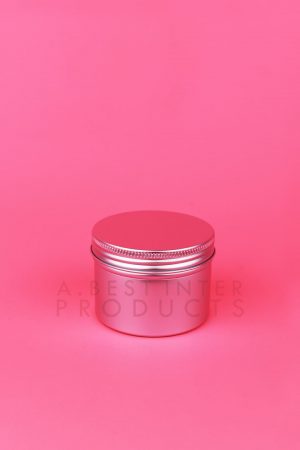 Aluminum Cosmetic Jar 120 g with Screw Cap