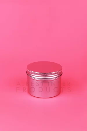 Aluminum Cosmetic Jar 120 g with Screw Cap