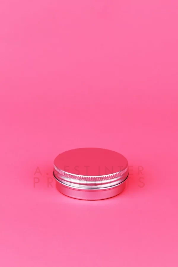 Cosmetic Aluminum Jar 20 g with Screw Cap