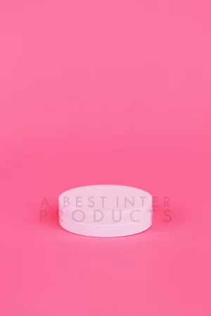 White Round Plastic Case 15 g