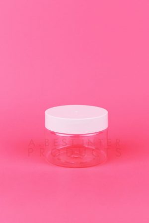 Transparent Scrub Jar 100 g with Screw Cap