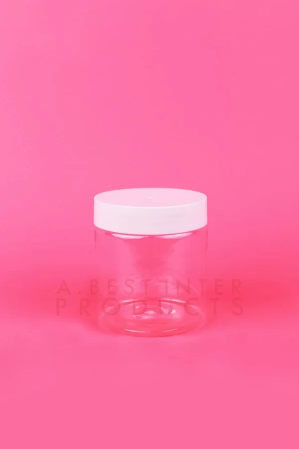 Clear Plastic Jar 250 g