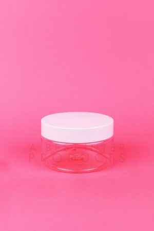 Empty White Scrub Jar 200 g