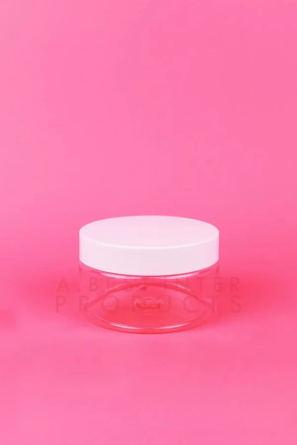 Empty White Scrub Jar 200 g