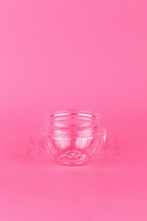 Empty Transparent PETE Jar 100 g