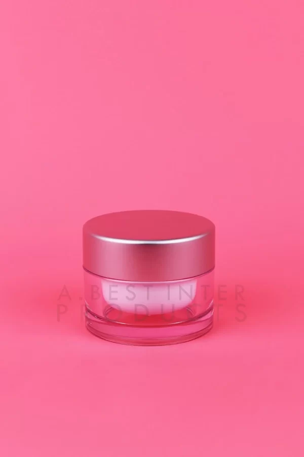 White Cream Jar 50 g with Plastic Cap