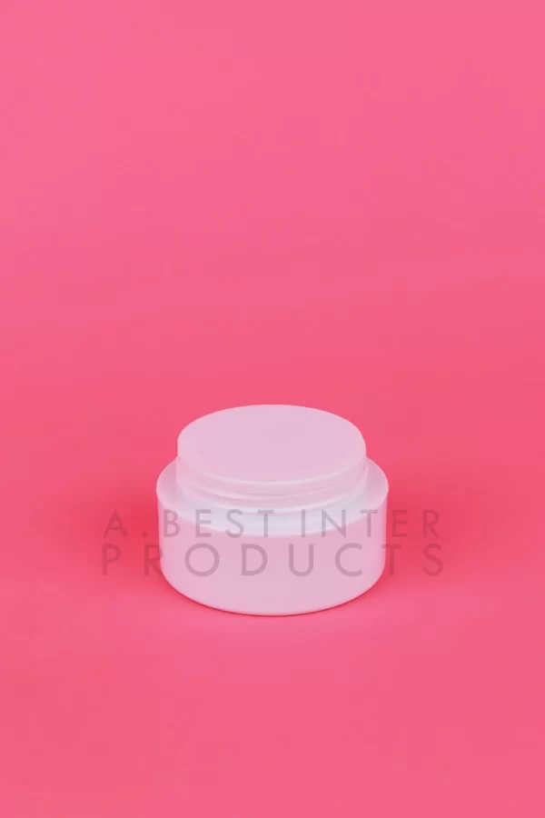 White Cream Jar 20 g with Plastic Cap