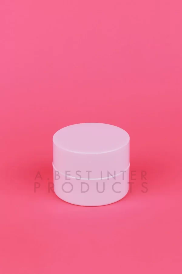 White Cream Jar 20 g with Plastic Cap