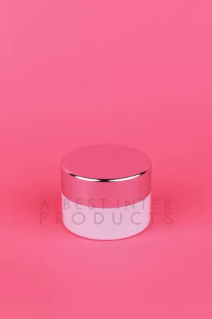 White Cream Jar 20 g with Plastic Cap