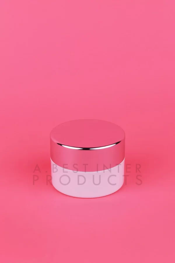 White Cream Jar 20 g with Plastic Cap