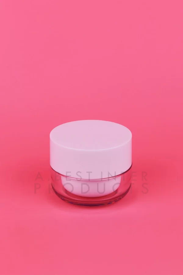 Clear Cream Jar 55 g with Plastic Cap
