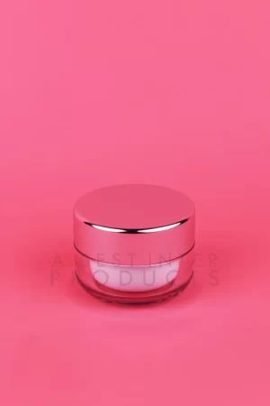 Clear Cream Jar 55 g with Plastic Cap