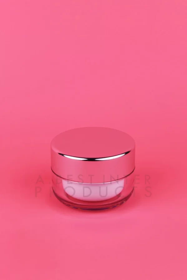 Clear Cream Jar 55 g with Plastic Cap
