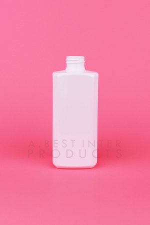 Transparent Square Cosmetic Bottle 250 ml