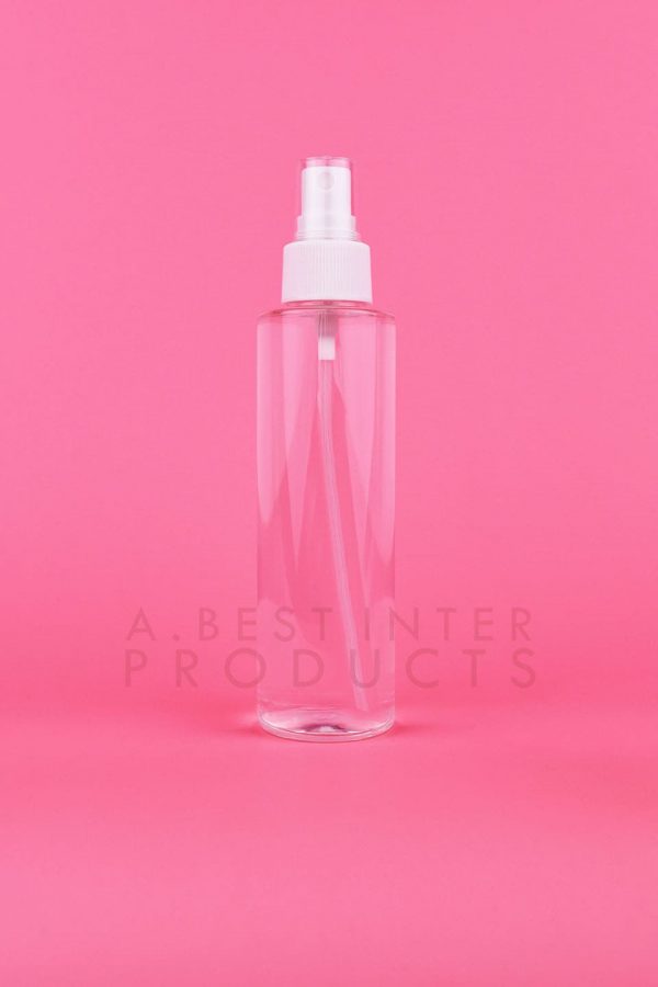 White Round Cosmetic Bottle 150 ml