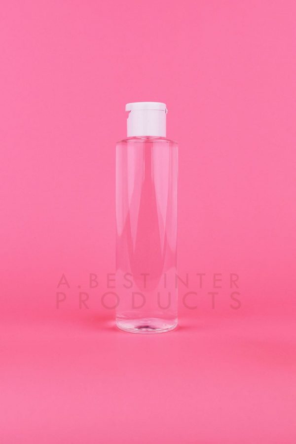 White Round Cosmetic Bottle 150 ml