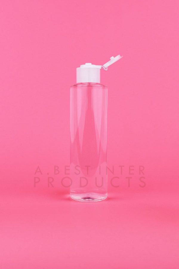 White Round Cosmetic Bottle 150 ml