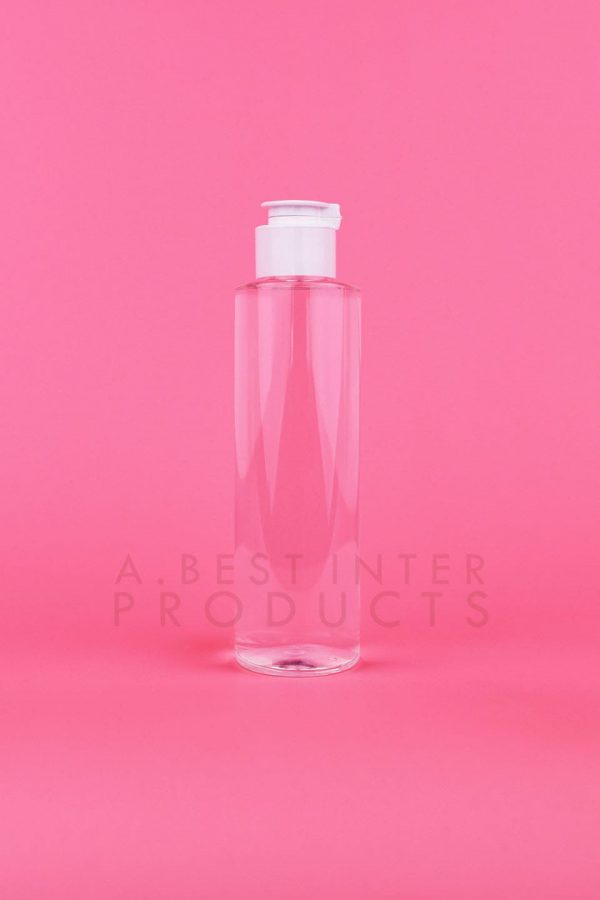 White Round Cosmetic Bottle 150 ml