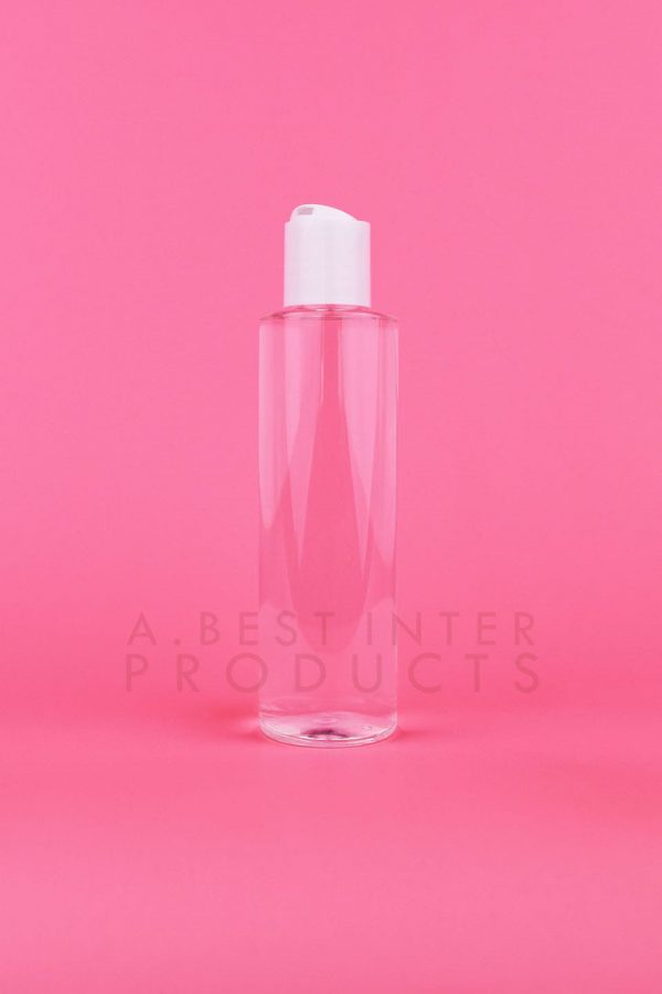 White Round Cosmetic Bottle 150 ml