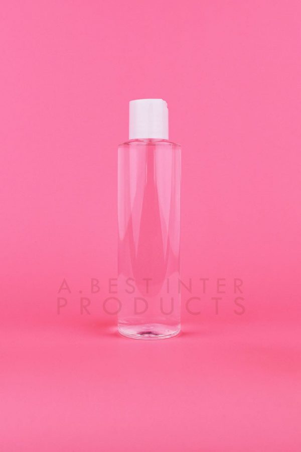White Round Cosmetic Bottle 150 ml