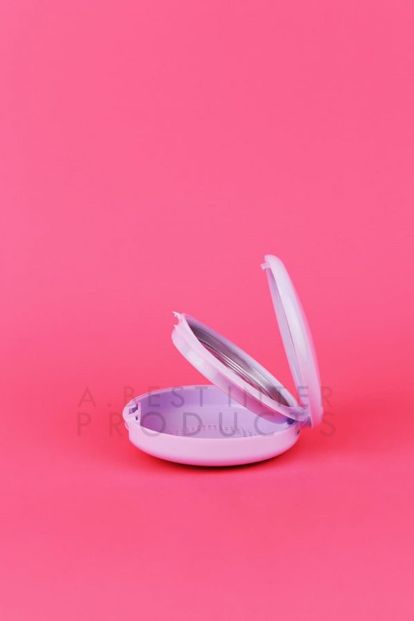Empty Round Shape Double layer Compact Powder