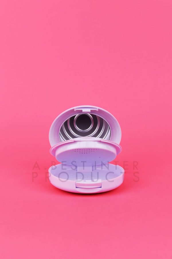 Empty Round Shape Double layer Compact Powder