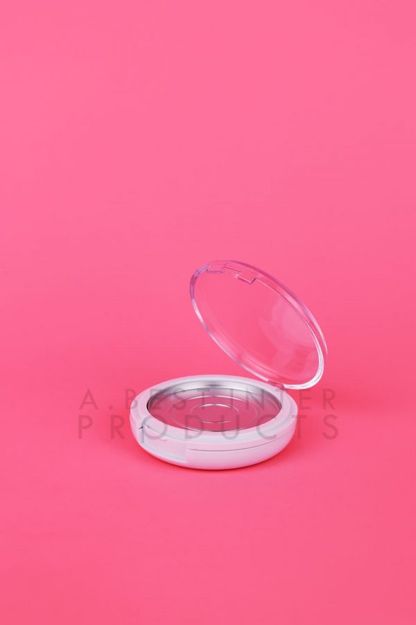 Empty 1 grids Round Eyeshadow Case