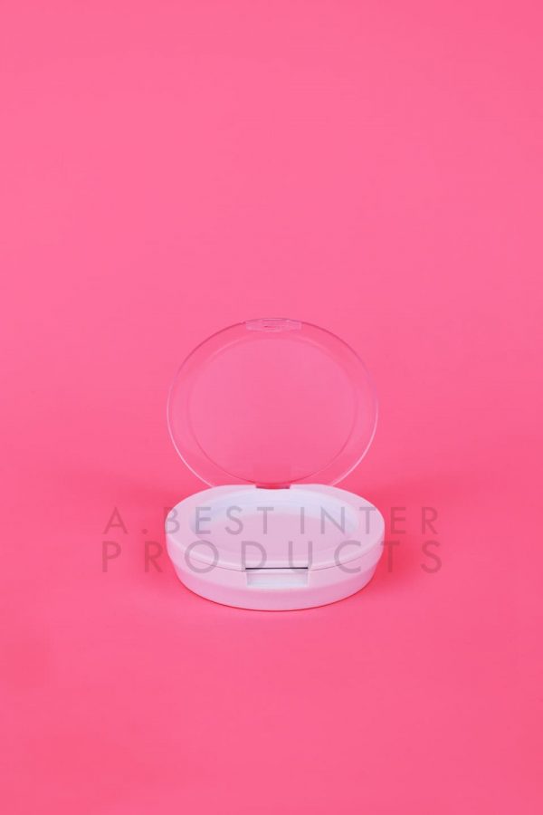 White Compact Makeup Clear Cap