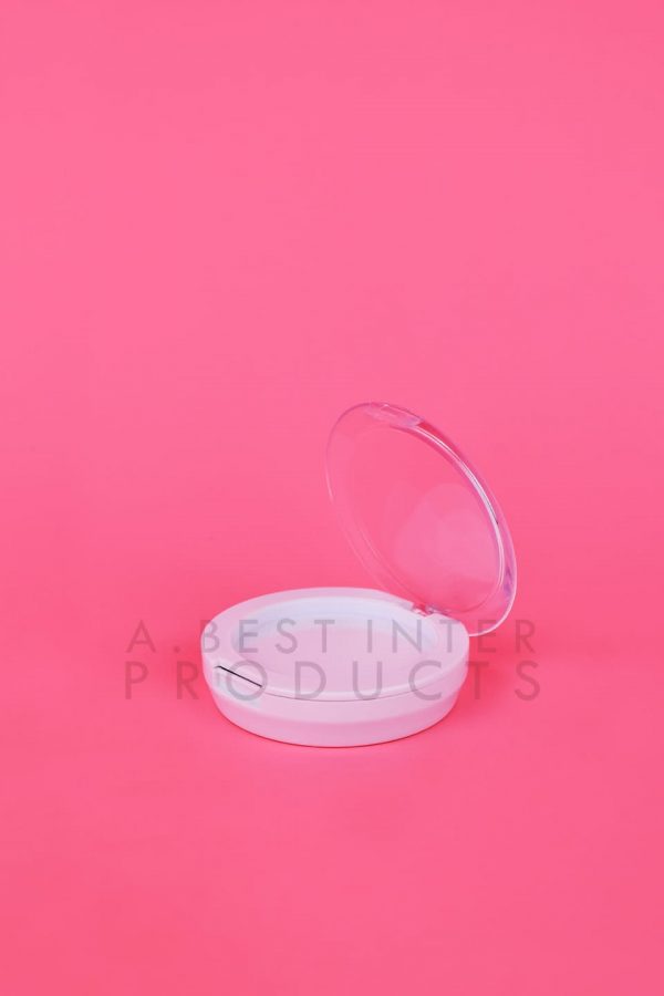 White Compact Makeup Clear Cap