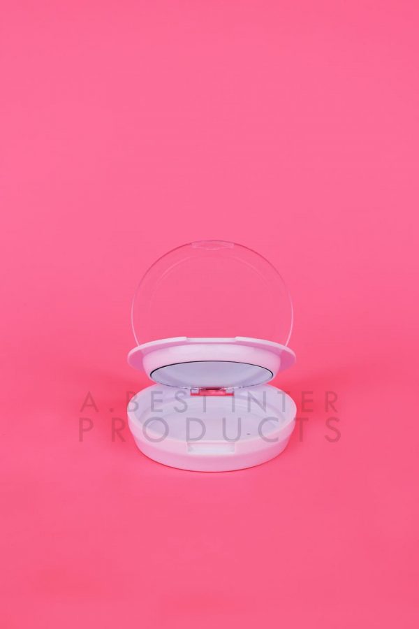 Empty Round Shape Double layer Compact Powder