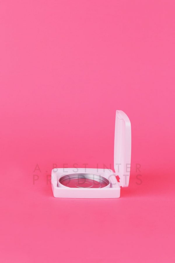 Empty Square Compact Powder Single Layer without Mirror
