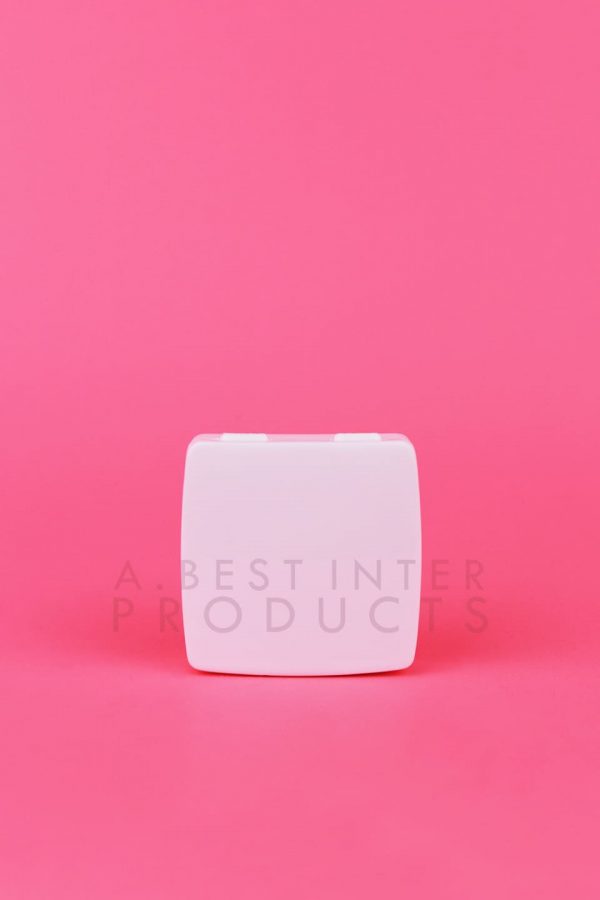 Empty Square Compact Powder Single Layer without Mirror