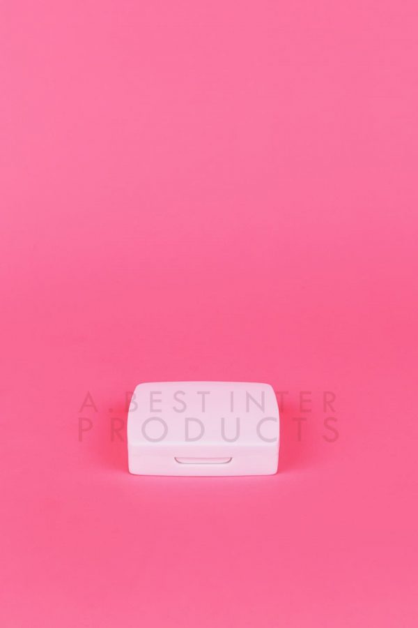 Empty Square Cosmetic Compact Powder Case