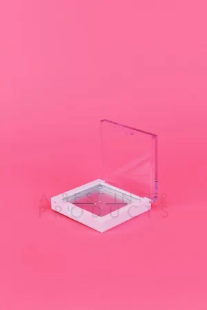 Mini Cute Eyeshadow Container Clear Cap with Palette