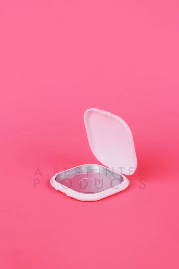 Empty Flat Square Makeup Container