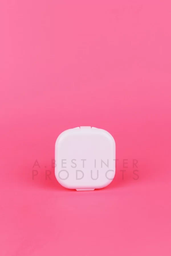 Empty Flat Square Makeup Container