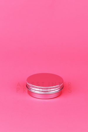 Cosmetic Aluminum Jar 20 g with Screw Cap