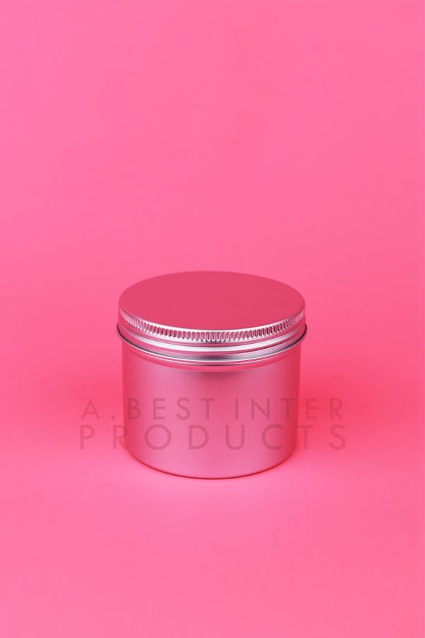 Aluminium Cosmetic Jar 200 g with Screw Cap