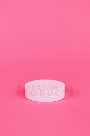 White Round Plastic Case 15 g