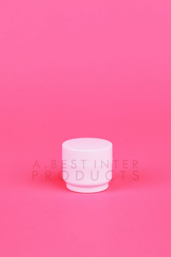 White Mini Cream Jar 3 g