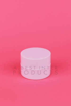 White Cream Jar 20 g with Plastic Cap
