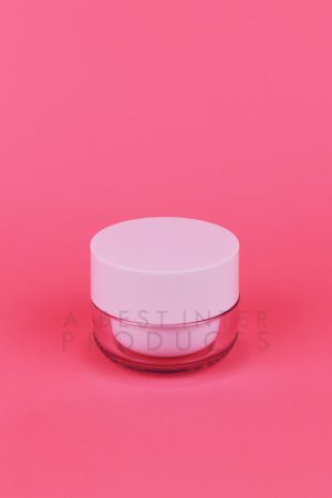 Clear Cream Jar 55 g with Plastic Cap