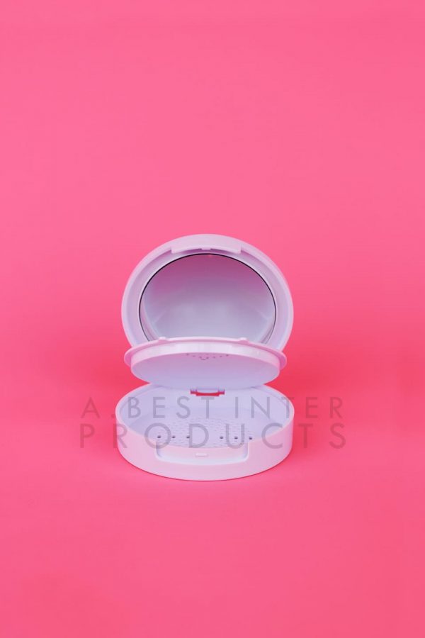 Empty Round Shape Double layer Compact Powder