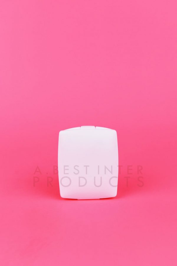 Flat Square Makeup Container