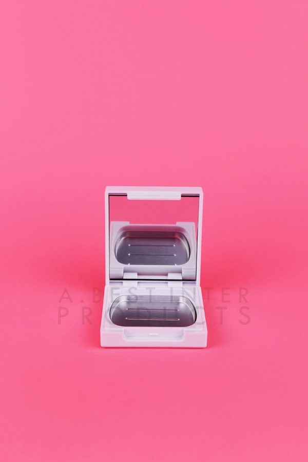 White Mini Square Cosmetic Case