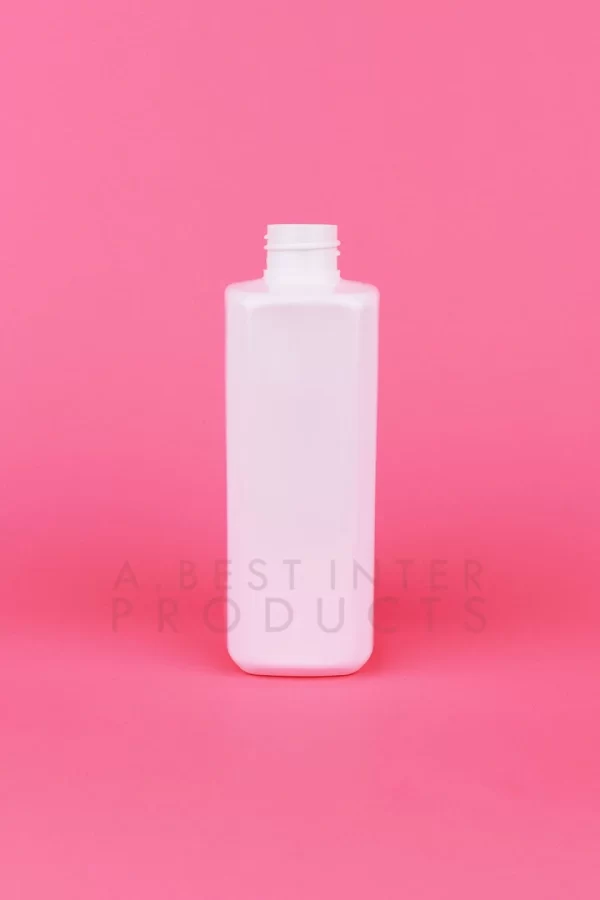 Transparent Square Cosmetic Bottle 250 ml