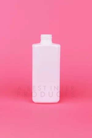 Transparent Square Cosmetic Bottle 250 ml
